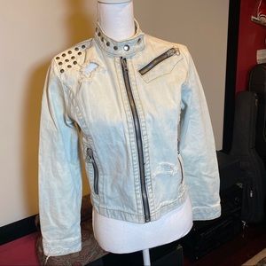 Studded Distressed Jacket
